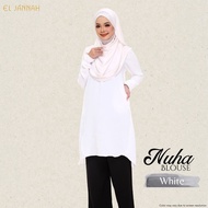 El Jannah Blouse Nuha White