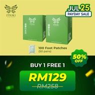 [Buy 1 Free 1] 100% Authentic - Itsuki Kenko Cleansing and Detoxifying Foot Patch - 100pcs for 2 boxes