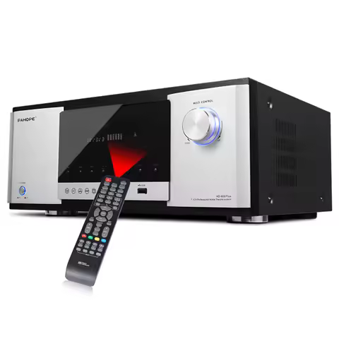 High Power 7.1 Home Theater Power Amplifier DTS Karaoke Audio and Video Playback Amplifier