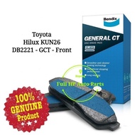 Original Bendix DB2221GCT Front Brake Pad - Toyota Hilux KUN26