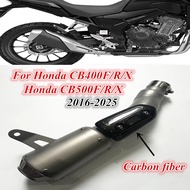 For Honda CBR400R CB400F CB400X CB500F CB500X CB500R motorcycle exhaust mid-section tail section int