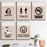 WALL DECORATION WARNING WALL DECOR FOR LIVING ROOM. GA2