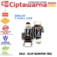 Klip Bumper TRD Bemper Universal Clip Bumper Stainless Model Per Kecil