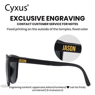 Cyxus Personalized Custom Rectangular Photo Sunglasses Print Special Date Sunglasses For Girlfriend 