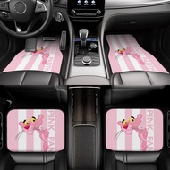 Pink Panther Car floor mats Car universal high-end carpet floor mats Car floor mats 4-piece set
