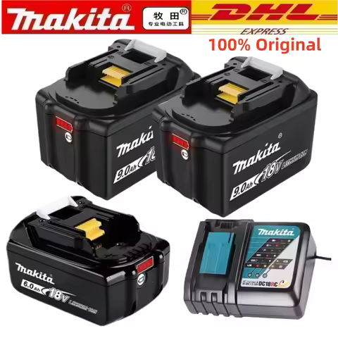 100% Original Makita 9Ah6Ah/5Ah for Makita 18V Battery BL1830B BL1850B BL1850 BL1840 BL1860 BL1815 R