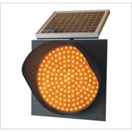 ไฟกระพริบโซล่าเซลล์ ไฟจราจร ไฟกระพริบ สีเหลือง 90LED 170LED 230LED 30cm ไฟกระพริบเตือนความปลอดภัย