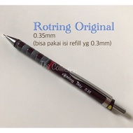 0.35mm rotring pensil mekanik rotring tikky mechanical drawing pencil