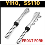YAMAHA Y110 Y110 SS Y110SS Y110-SS SS110 FRONT FORK ASSY FRONT FORK SET FORK DEPAN COMPLETE SET HAEV