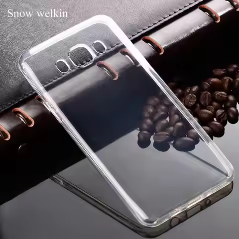 Snow Welkin Transparent Clear Silicone Soft Ultra Thin TPU Back Cover Case For Samsung Galaxy J5 201