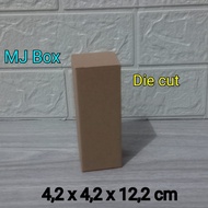 Cardboard box Size 4.2x 4.2x 12.2cm......Die Cut