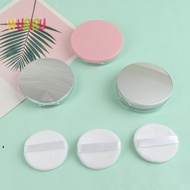 [Eighth] 3g Ultra-thin Empty Loose Powder Box Pot Makeup Jar Sifter Container Puff Mirror [Preferred