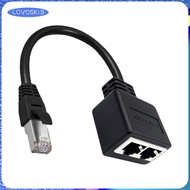 [Lovoski3] RJ45 Ethernet Splitter 1 to 2 Port Ethernet Switch Adapter LAN Ethernet Cable