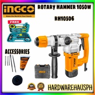 INGCO Rotary Hammer Chipping Gun SDS 1050W RH10508 free toolset