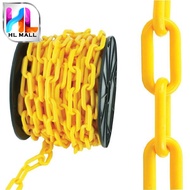 PVC Chain Plastic Chain 6mm Width for Safety Road Cone PVC Chain Gate Rantai Pagar Plastic link Chai