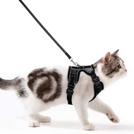 Pet Safety Harness Adjustable Type Tali Kucing Bawa Jalan Tali Anjing Cat Safety Harness Pet Walking