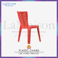 Lamoison 3V HIGH QUALITY PLASTIC CHAIRS  KERUSI PLASTIK - 2PCS