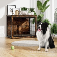 🚢Factory Wholesale Solid Wood Dog Cage Small Dog Wooden Dog Cage Medium-Sized Dog with Toilet Separation Pet Cage Dog Vi