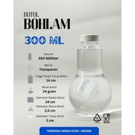 300ml Bulb Bottle / 300ml Plastic Bottle / 300ml Round Plastic Bottle / 300ml Plastic Bulb Bottle / 