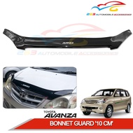 TOYOTA AVANZA 2006 - 2011 BONNET GUARD 10 CM ( BLACK )