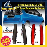 Perodua Alza 2014 - 2017 Rear Bumper LED Reflector / Axia 2019 Dynamic Rear Bumper Reflector With Signal lampu belakang