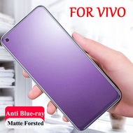 ป้องกันแสงยูวีสีม่วงสีน้ำเงินเรย์แสงเคลือบหน้าจอป้องกันกระจก Vivo V23e 5G Y76 V19 Neo V20 SE V7 Plus V9 V15 V17 S1 Pro Y11 Y12 Y15 Y17 U10 Y19 Y71 Y91 Y91i Y93 Y95 Y91C