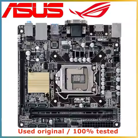 For ASUS H110I-PLUS Mini ITX Motherboard LGA 1151 DDR4 32GB H110 PCI-E 3.0 4×SATA III USB3.0 support