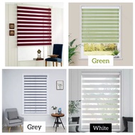 Bidai Tingkap 🔥 Ready Stock 🔥 for Home Decor | Zebra Blind Modern Style | Roller Blinds