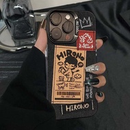 For Infinix Smart 8 Pro Note 40 Pro 7 6 Hot 40i 30i 40 Pro 7 Note12 Denim-textured label phone case