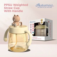 *NEW* Autumnz  PPSU Weighted Straw Cup with Handle Sippy Cup Cutie Baby Shop