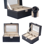 Kotak Jam Bersimpan 3 Biji Watch Display Box 3 Slot