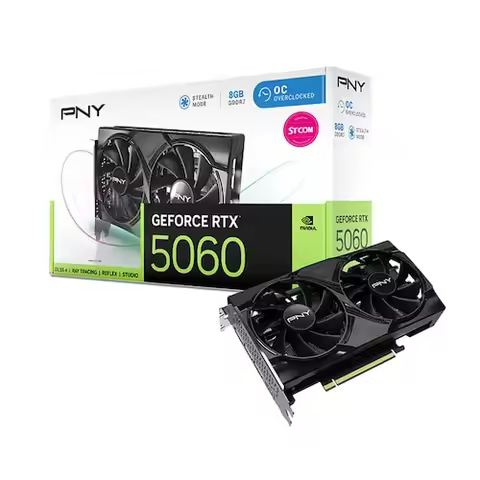 Pny Geforce Rtx 5060 Oc D7 8Gb Dual Fan Stcom