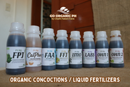 GO ORGANIC PH PURE CONCOCTIONS/LIQUID FERTILIZERS - CALPHOS, FFJ, FAA, FPJ, LABS, IMO, OHN 1 & 2