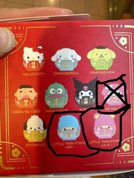 Sanrio 達摩盲盒。LaLa 。KiKi。出售或者換水怪