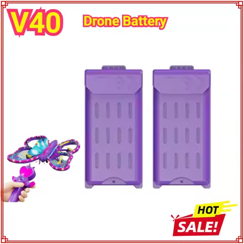 4DRC New V40 Glitter Butterfly Aircraft Battery Lipo Battery for V40 Mini Drone Battery 4D-V40 Recha