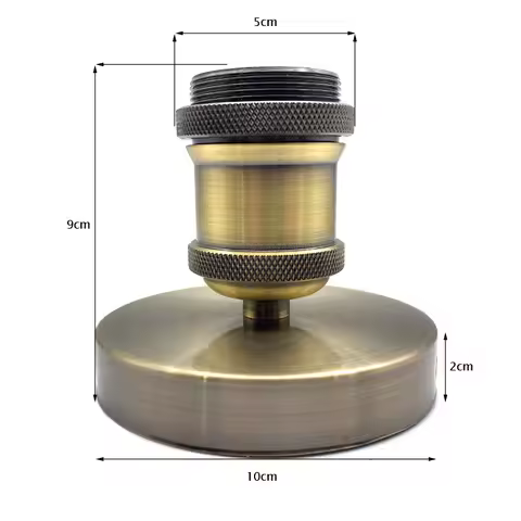 7 COLORS Lamp Base E26 E27 Electroplating Vintage Retro Antique Edison Ceiling Screw Light Lamp Bulb