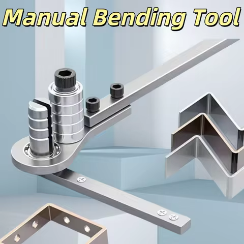 Manual Flat Iron Bender - Copper Bar Bending Tool, Steel Plate/Copper Plate/Iron Wire/Copper Strip 9