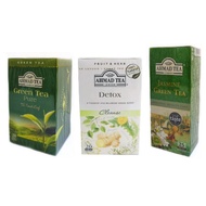 Ahmad Tea [Small Pack] (Green Tea Pure/Detox Cleanse/Jasmine Green Tea)