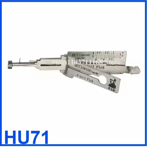 1PCS Repair Tools Lishi HU71/HU109 2in1 Decoder and Pick for Scania Trucks Lishi Complete Kit Reside