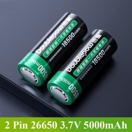 Pin sạc 3.7V 26650 18500 dung lượng lớn 5000mAh dùng cho Radio quạt mini đèn pin siêu sáng...