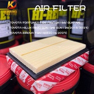 【Ready Stock】Toyota Hilux Revo GUN125 / Fortuner / Innova Air Filter | Engine Air Intake Filter｜1780