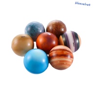 BLUEVELVET Moon Star Ball Bouncy Ball Ball Toy 6.3cm Colorful for Children Elastic Printing Star Bal
