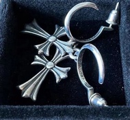 Chrome Hearts 克羅心 小十字環形耳環