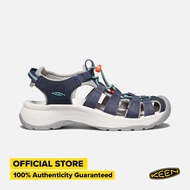 KEEN Women's Astoria West Sandal - Navy/Beveled Glass