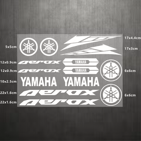 For Yamaha Aerox Sticker Motorcycle Helmet Decal Aerox 125 155