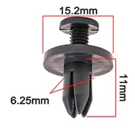 Kancing Klip 20/50/100 Pcs  6mm Universal 90467-06017 TOYOTA Sedan MPV Hatchback Agua Calya Avanza S