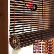FuTen Bamboo Blind Bamboo Blinds Curtain Langsir Buluh 60x125cm /120x125cm /150x128.5cm/180x125cm /1