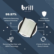 BRILL HEPA FILTER - CUSTOM - FILTER KABIN MOBIL/FILTER AC MOBIL/CABIN FILTER/AC FILTER/CAR AIR PURIF