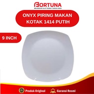 Onyx 9 Inch Square Dinner Plate / Square Plate 9" 1414 White