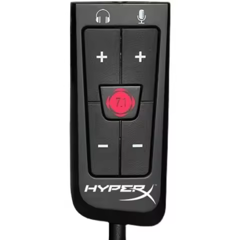 HyperX DSP Cloud Virtual 7.1 Virtual Surround Sound Card Remote Control Built-in DPS for HyperX Clou